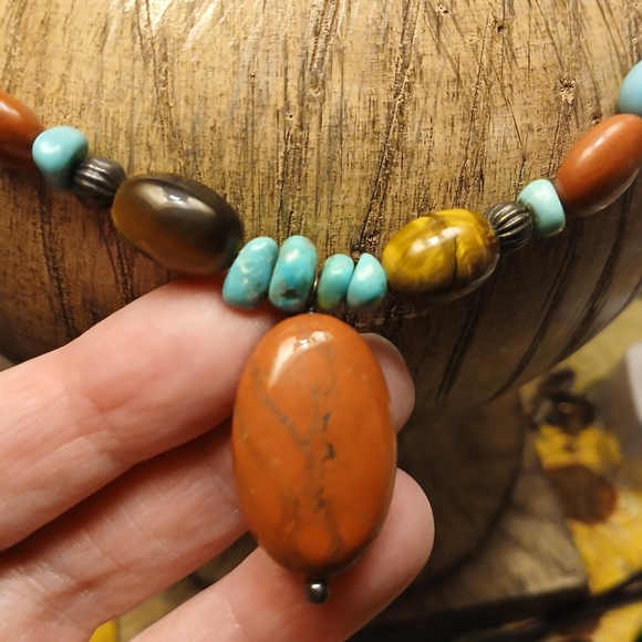 Vintage Gemstone Necklace - Picture 2 of 6